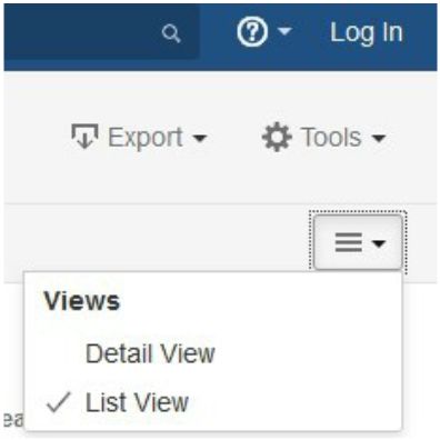 JIRA jegyek lista nézete